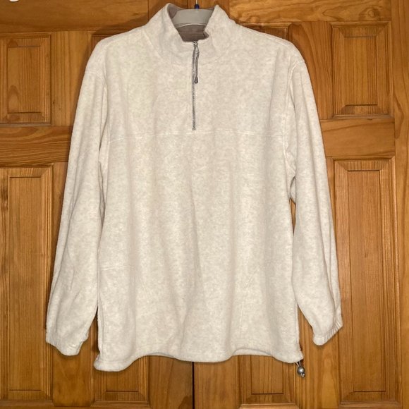 NWOT Vintage Starting Point Fleece Pullover Coat Jacket 1/4 Zip Men's Size XL - Picture 1 of 10